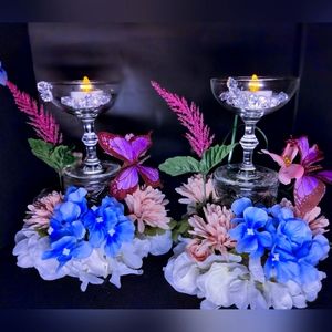 Spring Bouquet Candle Holder